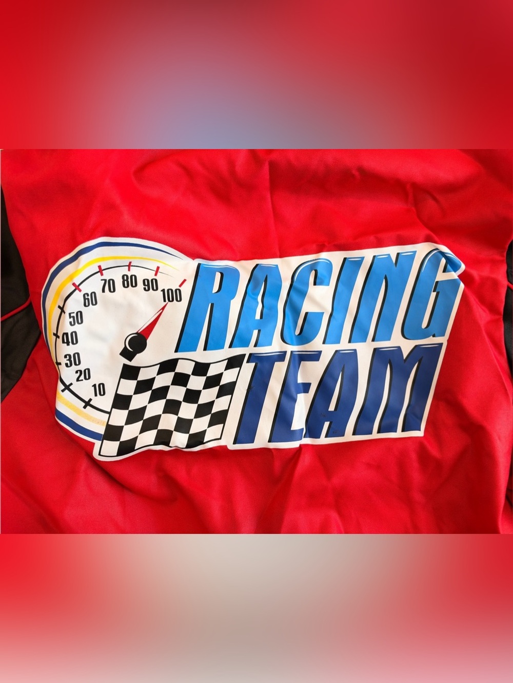 Fast Lane Racing Race Car Driver Costume Set Adult Standard - Picture 7 of 11